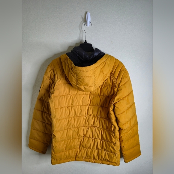 Men's Mustard Puffer Jacket - Picture 5 of 8